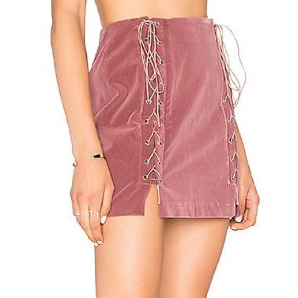 Endless Rose Lace Up Skirt - Picture 2 of 3